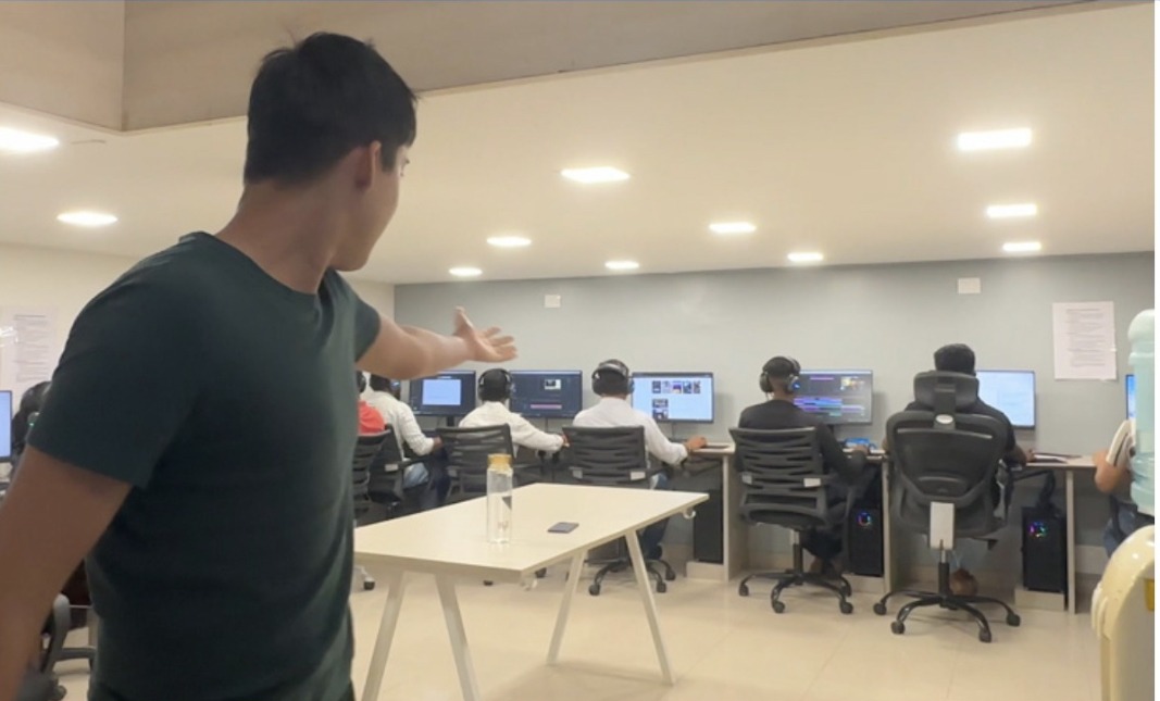Shaad with his team at the original Bundle Media office